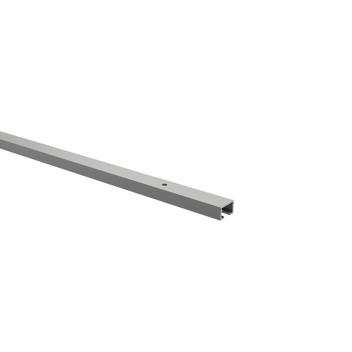 GARDINENSCHIENE / OBJEKTSCHIENE Primax 100 cm, 1-läufig Silbergrau - Silberfarben/Alufarben, Metall (1.4/0.9/100cm) - INTERDECO