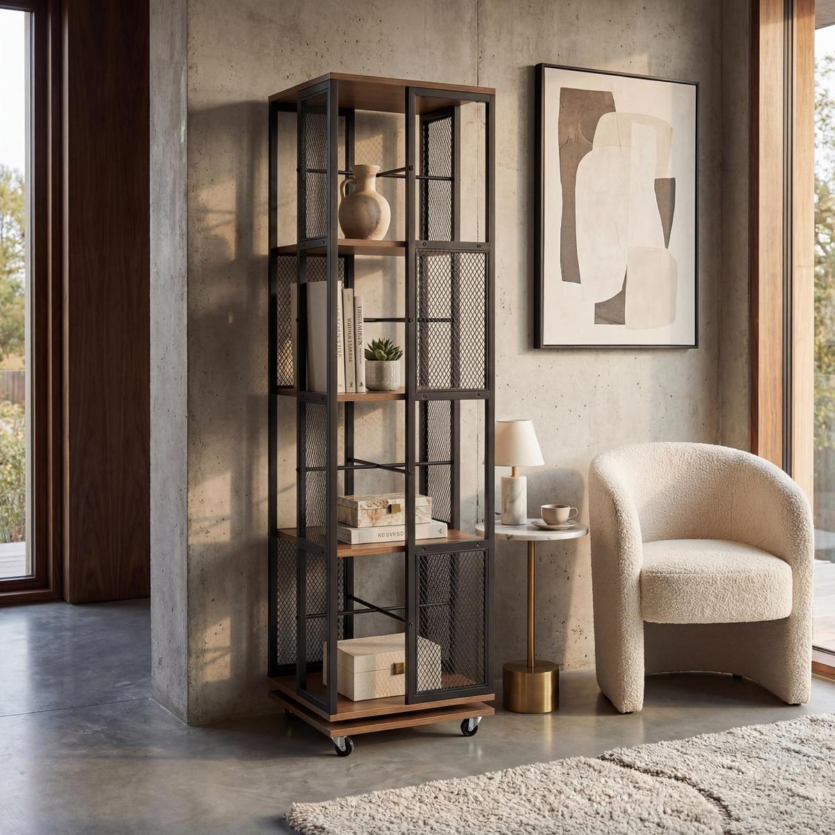 BÜCHERREGAL Braun - Braun, Holz (40/147/40cm) - MCW