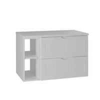 WASCHTISCHUNTERSCHRANK 80.6cm Soline Weiß - Weiß, Holzwerkstoff (80.6/52.2/45.8cm) - Petits-meubles