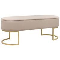 BANK Milry 40/104/40 cm - Beige, Kunststoff/Textil (104/40/40cm) - Beliani