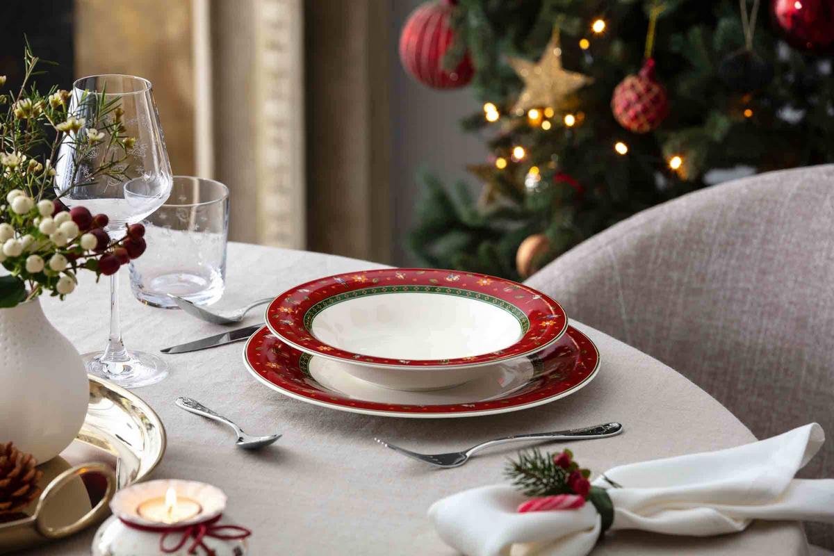 TAFELSERVICE Toy's Delight rot 12-tlg. - Rot, Keramik (2/2/2cm) - Villeroy & Boch