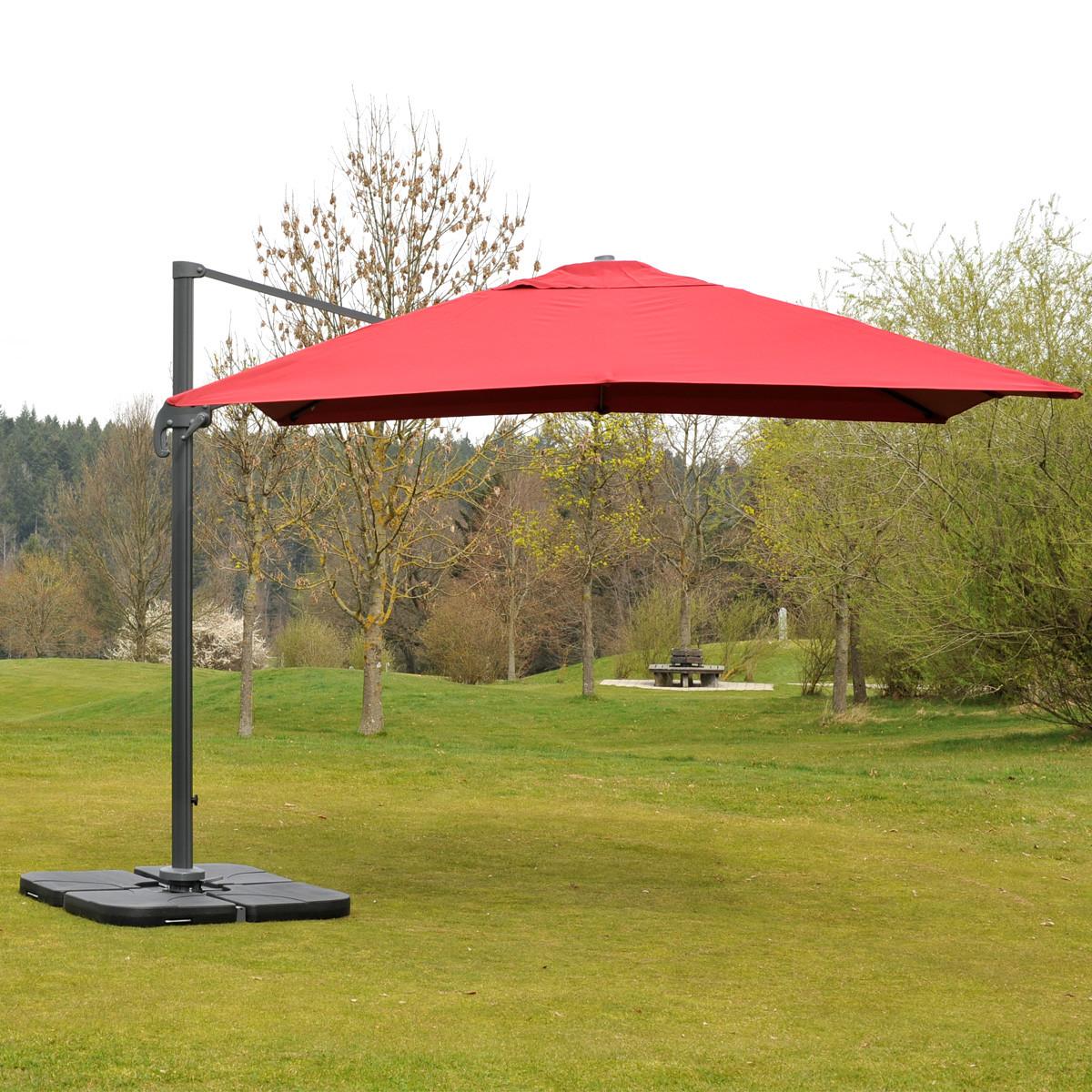 SONNENSCHIRMSTÄNDER Schwarz - Schwarz, Kunststoff (100/100cm) - MCW
