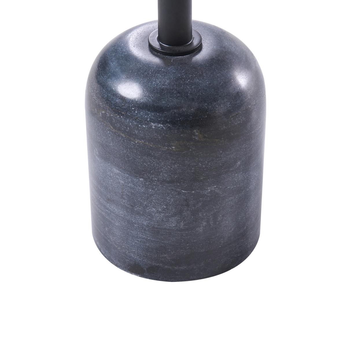 BEISTELLTISCH Metall Schwarz Rainy - Schwarz, Metall (30/30/50cm) - Beliani