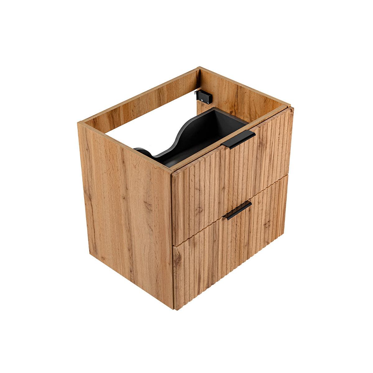 WASCHTISCHUNTERSCHRANK 60.2cm Adriel Holz - Braun, Holzwerkstoff (60.2/57/46cm) - Petits-meubles