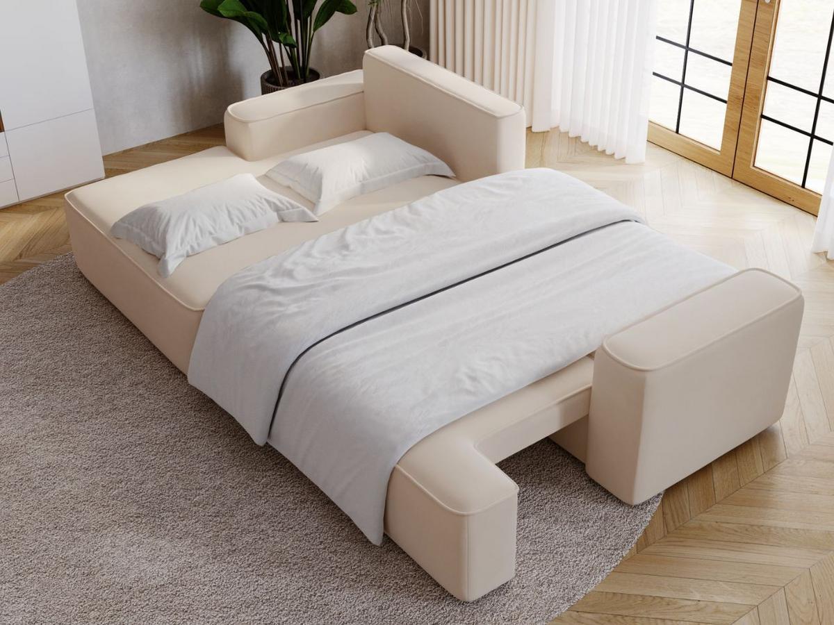 ECKSOFA California Beige Links - Beige, Holz/Textil (165/270cm) - Graingold