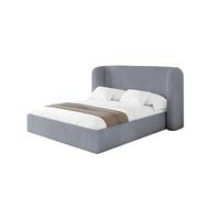 POLSTERBETT mit Bettkasten und Lattenrost, Bett mit Matratze H3/H4 - ESTI 140x200 Grau - Grau, Holzwerkstoff/Textil (140/200cm) - ALTDECOR