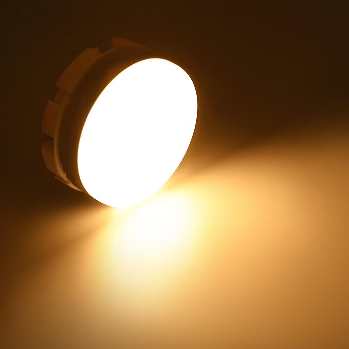 LED-LEUCHTMITTEL 4 Stück GX53 Elvyn 7.4/7.4/2.5 cm - Weiß, Kunststoff (7.4/2.5cm) - ZMH