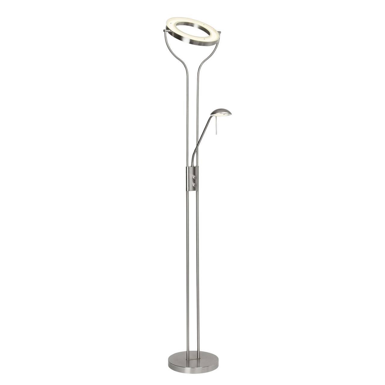 DECKENFLUTER Demian G93033/77 - Silberfarben, Metall (61/36/191cm) - Brilliant