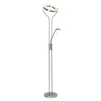 DECKENFLUTER Demian G93033/77 - Silberfarben, Metall (61/36/191cm) - Brilliant