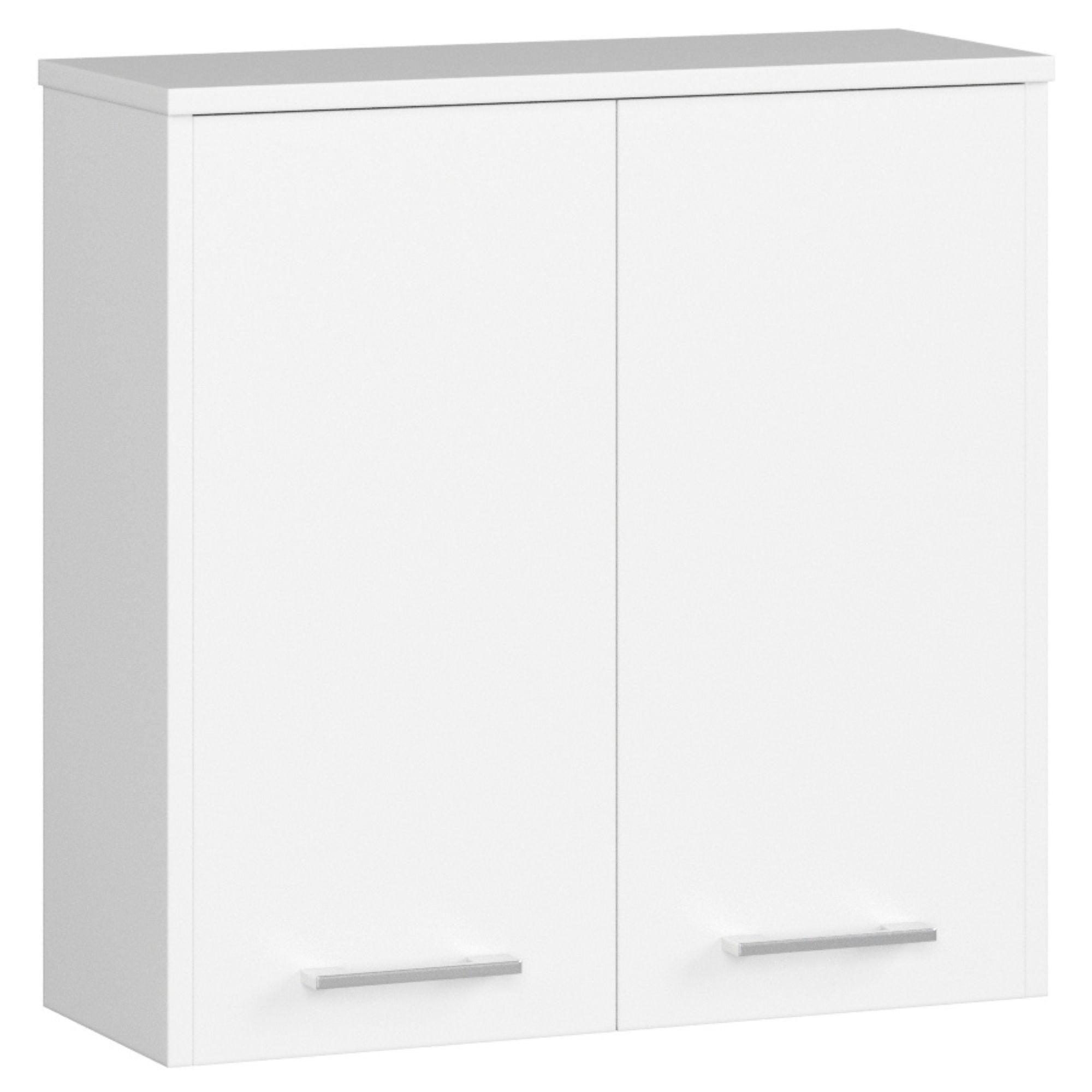 BADKOMMODE Weiß 60/60/22,5 - Weiß, Holzwerkstoff (60/60/23cm) - RAUMHIRSCH FURNITURE