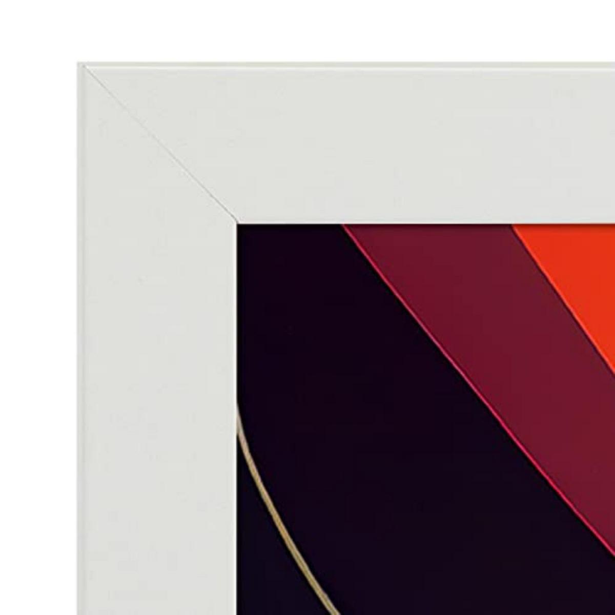 POSTER Set mit 4 Abstrakt Kugel Moderne Galaxien A3 Weißer Rahmen - Weiß, Papier (29.7/3cm) - Nacnic
