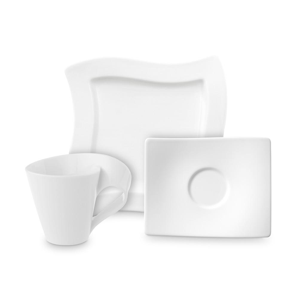 KAFFEE SET NewWave weiß 12-tlg. - Weiß, Keramik (19.7/32.4/34.8cm) - Villeroy & Boch
