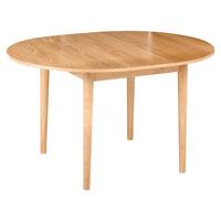 ESSTISCH ausziehbar Helle Eiche 107-137/107 cm Echo - Hellbraun, Holzwerkstoff (107/107/76cm) - Beliani