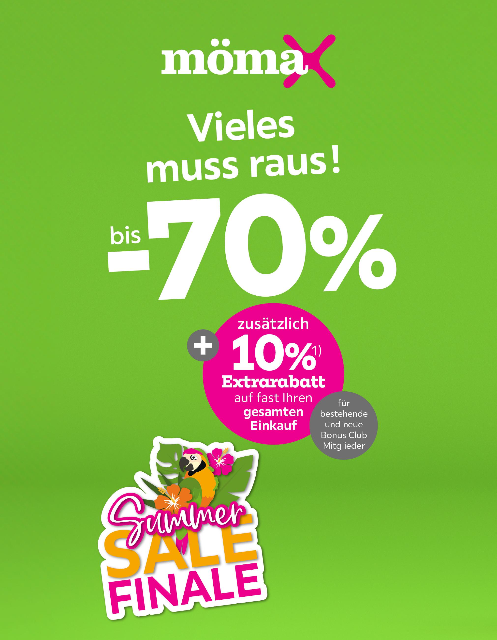 Summer Sale Finale bei mömax