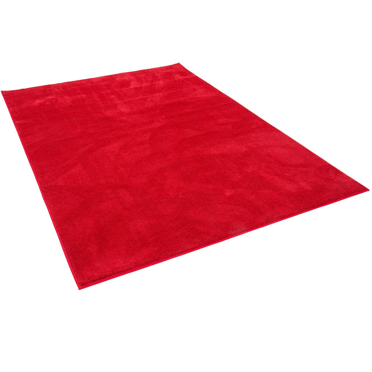 HOCHFLOR LANGFLOR TEPPICH SUPER SOFT MELIA - Weinrot, Textil (200/290cm) - Pergamon