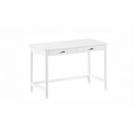 SCHREIBTISCH Keeley Buche Weiß Holz Schubladen Komfort Stabil Modern - Weiß, Holz (120/60/77cm) - 58aufmkessel