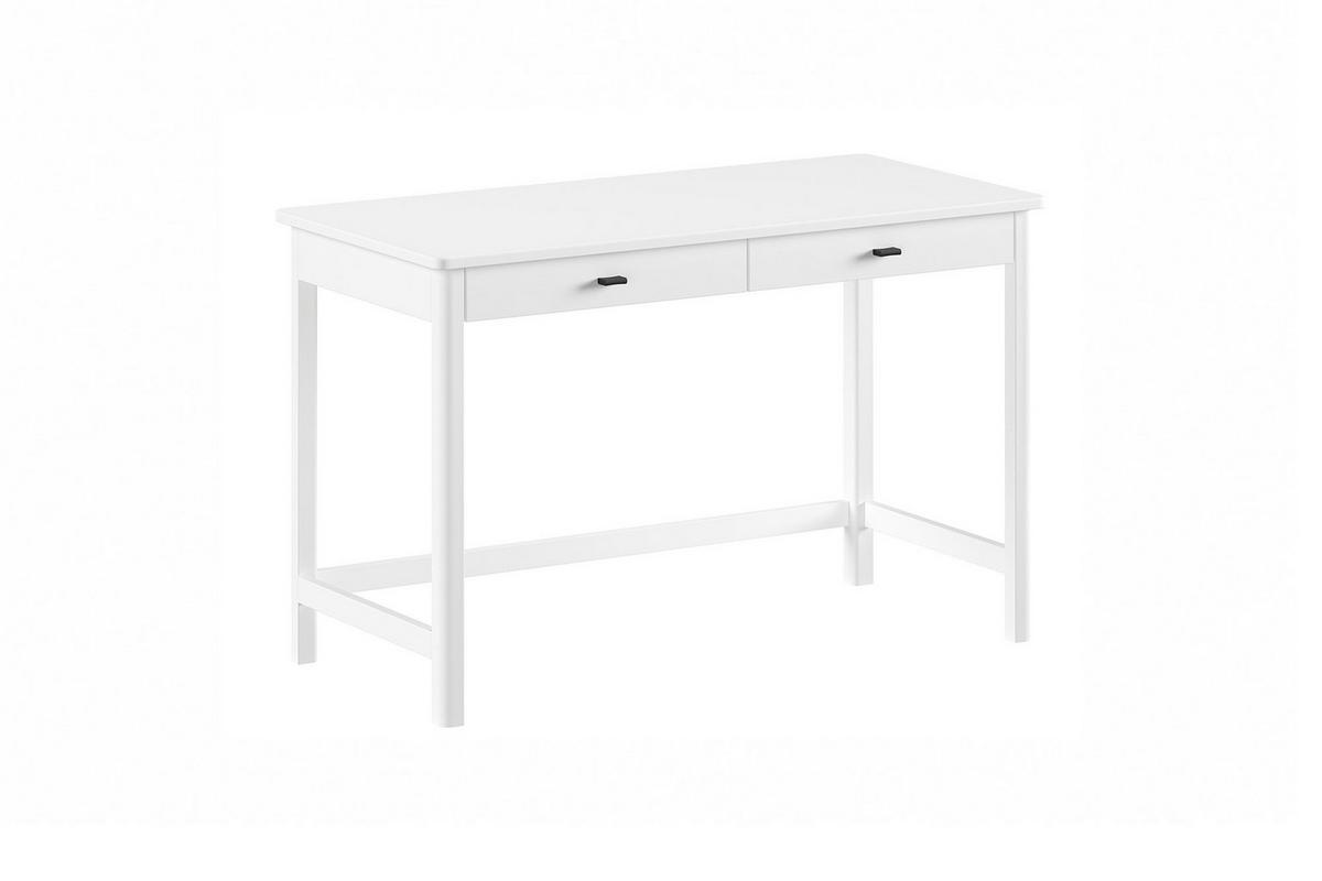 JUGENDZIMMER SET 90x200 Keeley Buche Weiß Holz Schrank Tisch - Weiß, Holz (55/190/146cm) - 58aufmkessel