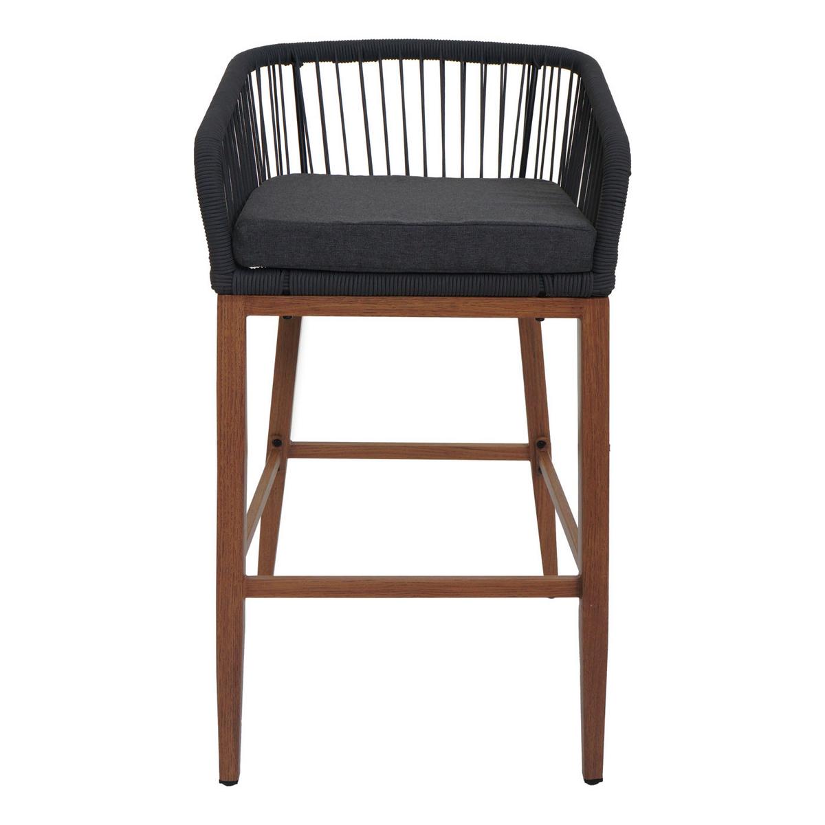 BARHOCKER Anthrazit, Dunkelgrau - Dunkelgrau/Anthrazit, Metall (51/92/53cm) - MCW