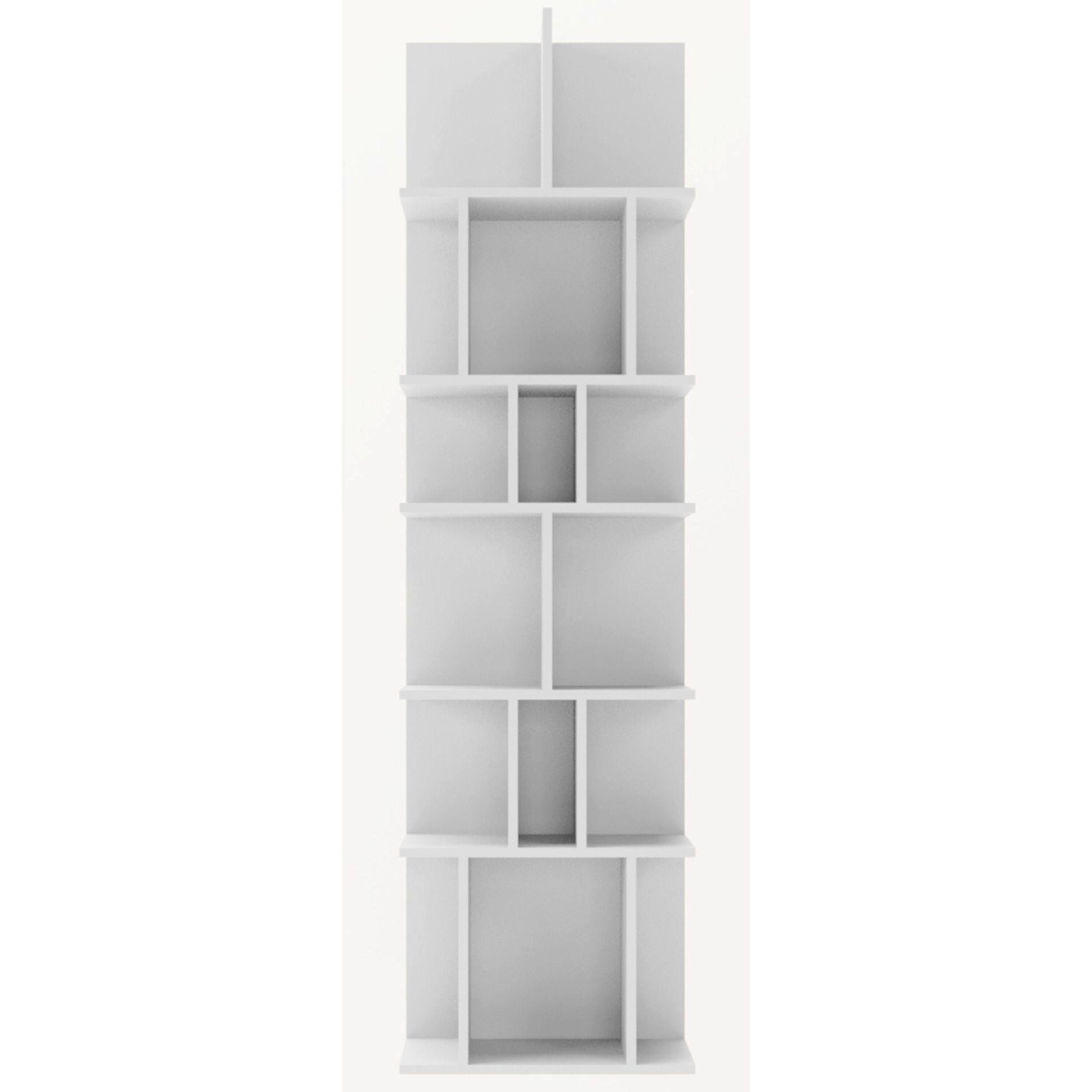 STANDREGAL Bemmi Weiß 180 × 50 cm - Weiß, Holzwerkstoff (50/180/30cm) - Selsey