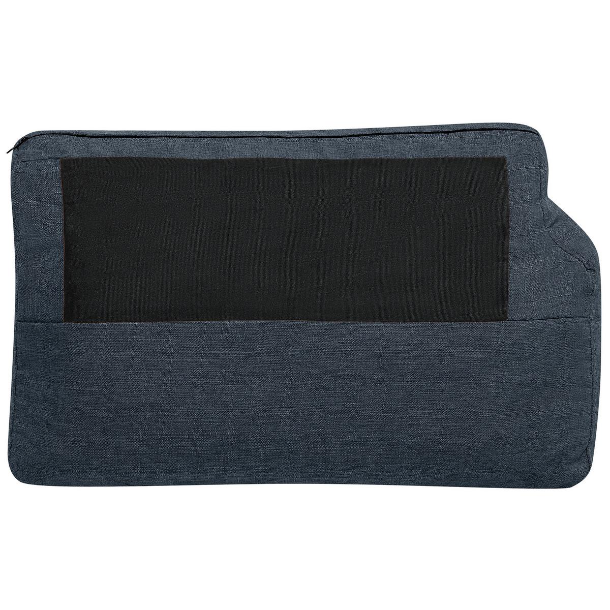3-SITZER-SOFA Polyester Grau Otra - Dunkelgrau, Textil (195/84/76cm) - Beliani