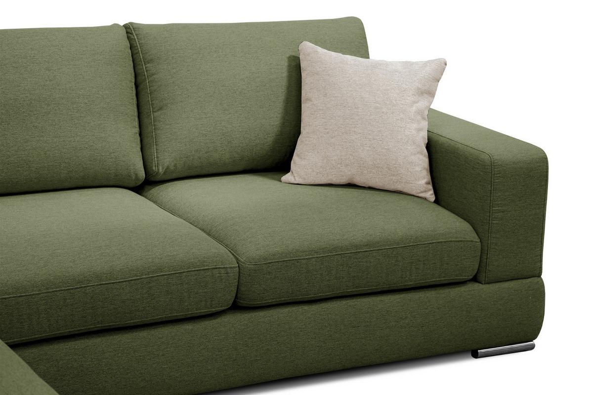 ECKSOFA OTTO 4-Sitzer, grün - Grün, Holzwerkstoff/Textil (159/279cm) - Wozimo