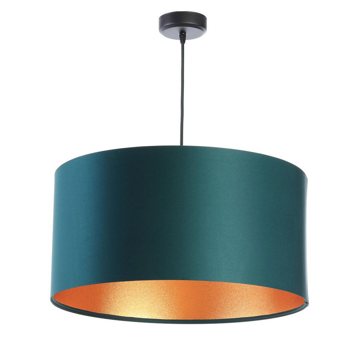 HÄNGELEUCHTE Grün 50/25 cm - Goldfarben/Grün, Kunststoff (50/0.8/25cm) - ONZENO