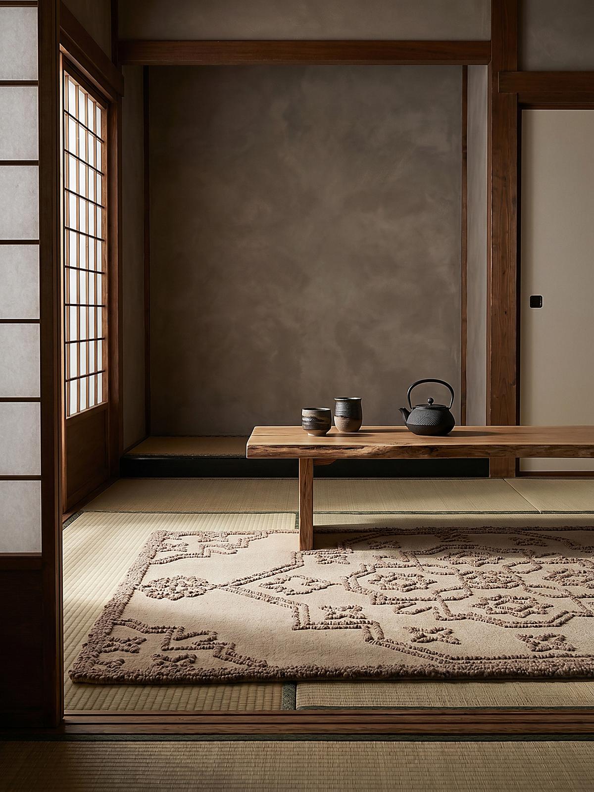 WOLLTEPPICH TINGIR, abstrakt, Natur, 200 x 290 cm - Beige, Textil (290/200cm) - KADIMA DESIGN