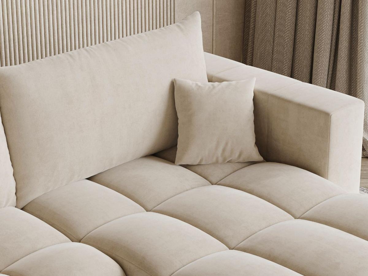 ECKSOFA U Neva Beige - Beige, Holz/Textil (370/170cm) - Graingold