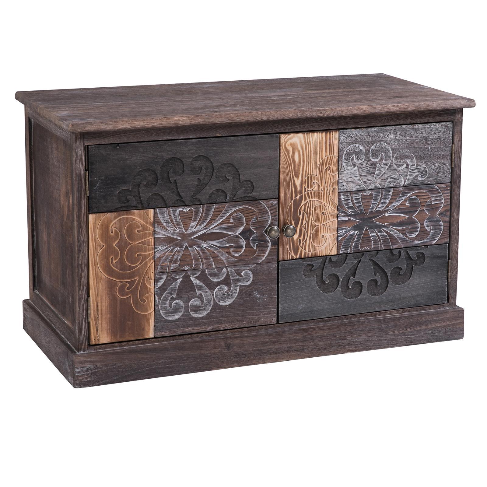 SCHUHBANK MARA braun - Braun, Holz (75/45/37cm) - CARO-Möbel
