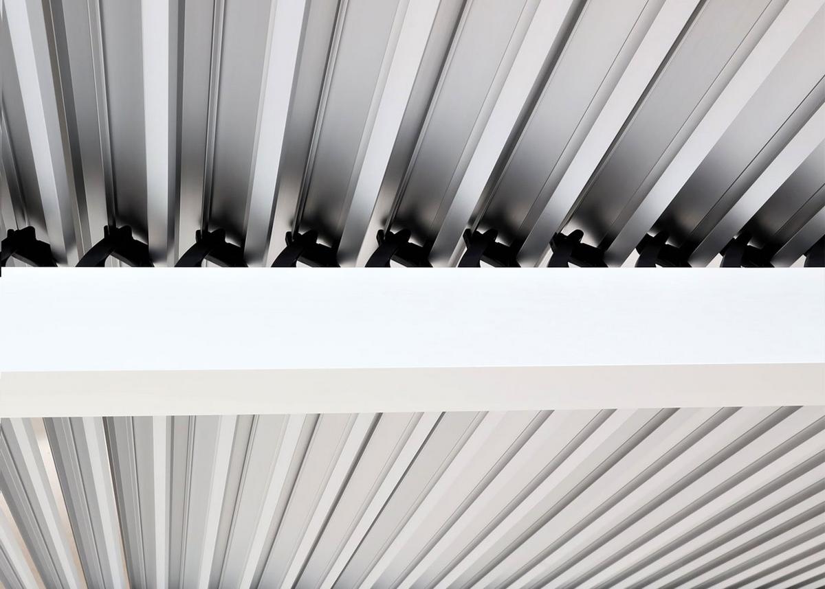 ALU PERGOLA Weiß - Weiß, Metall (590/224/306cm) - MCW