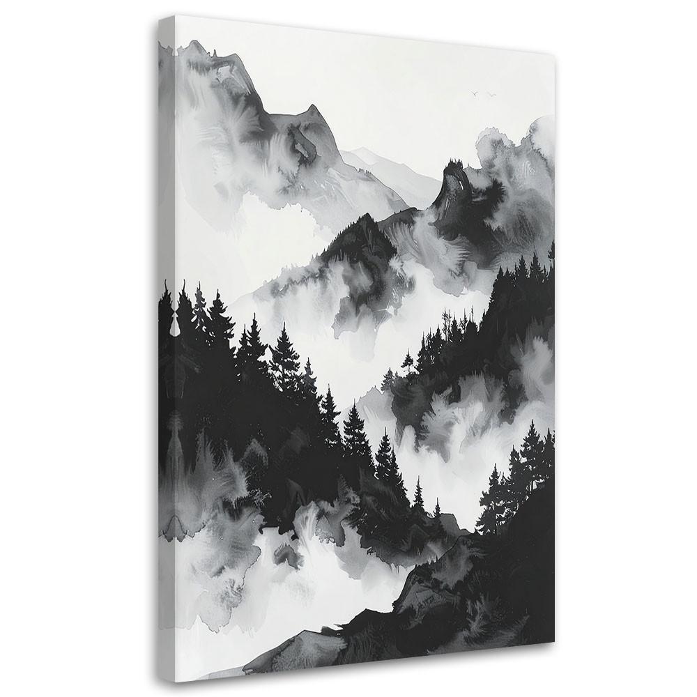 LEINWANDBILD Landschaften 20x30cm - Schwarz, Textil (20/30cm) - Feeby