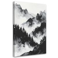 LEINWANDBILD Landschaften 20x30cm - Schwarz, Textil (20/30cm) - Feeby