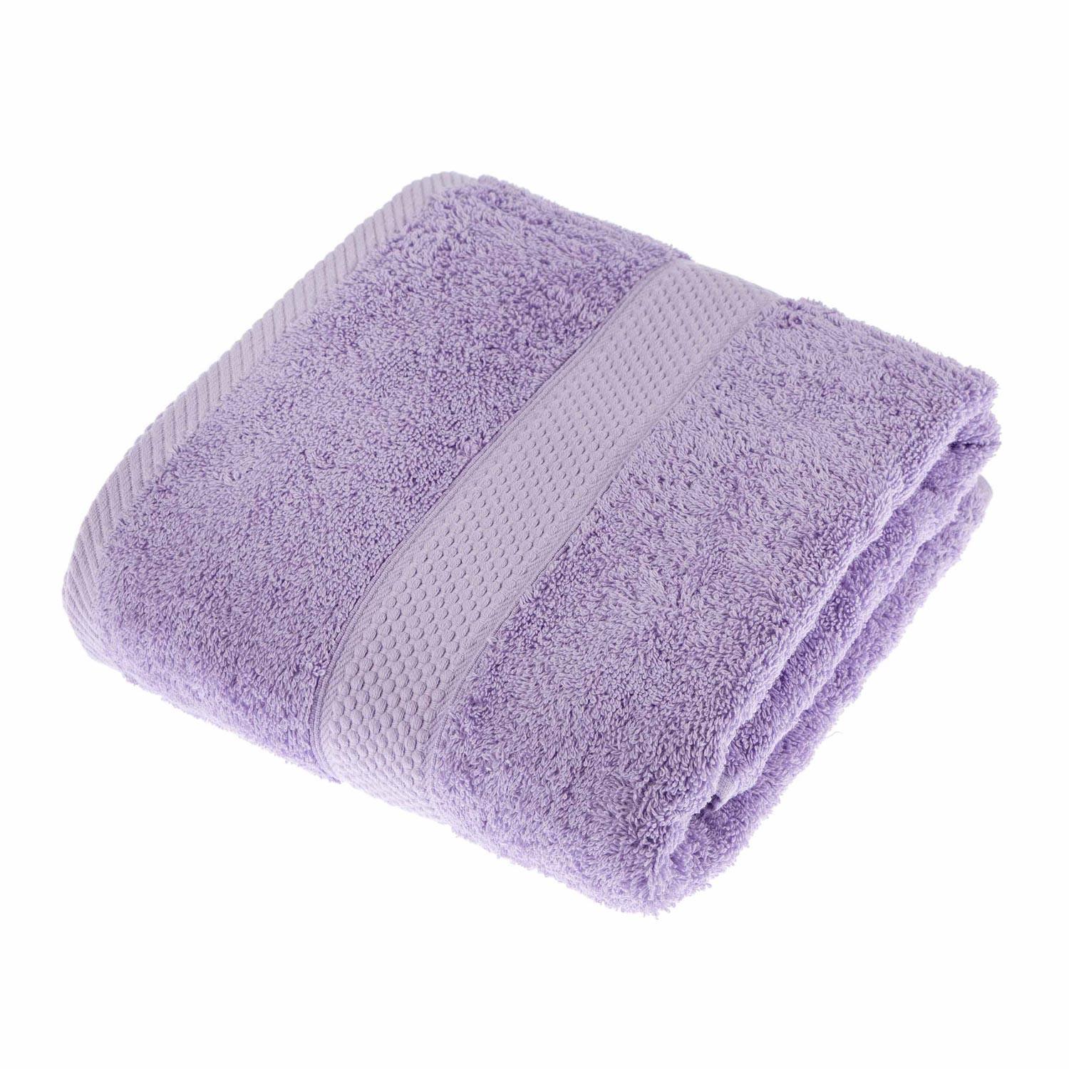 DUSCHTUCH Essential flieder 70/130 cm - Flieder, Textil (70/130cm) - Homescapes
