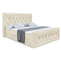 BOXBETT NOEL-Z - 140 x 200 - H3 - Beige - Beige, Holzwerkstoff (140/200cm) - ALTDECOR
