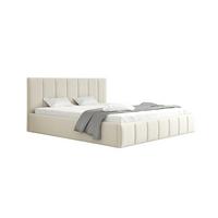 POLSTERBETT Detroit Komplettset - Creme, Holzwerkstoff/Textil (160/200cm) - Fun Möbel