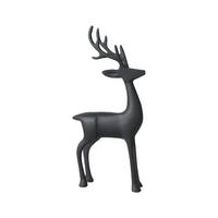 DEKOFIGUR HIRSCH Christmas Chic schwarz 36 cm - Schwarz, Metall (6/36/17cm) - Villeroy & Boch