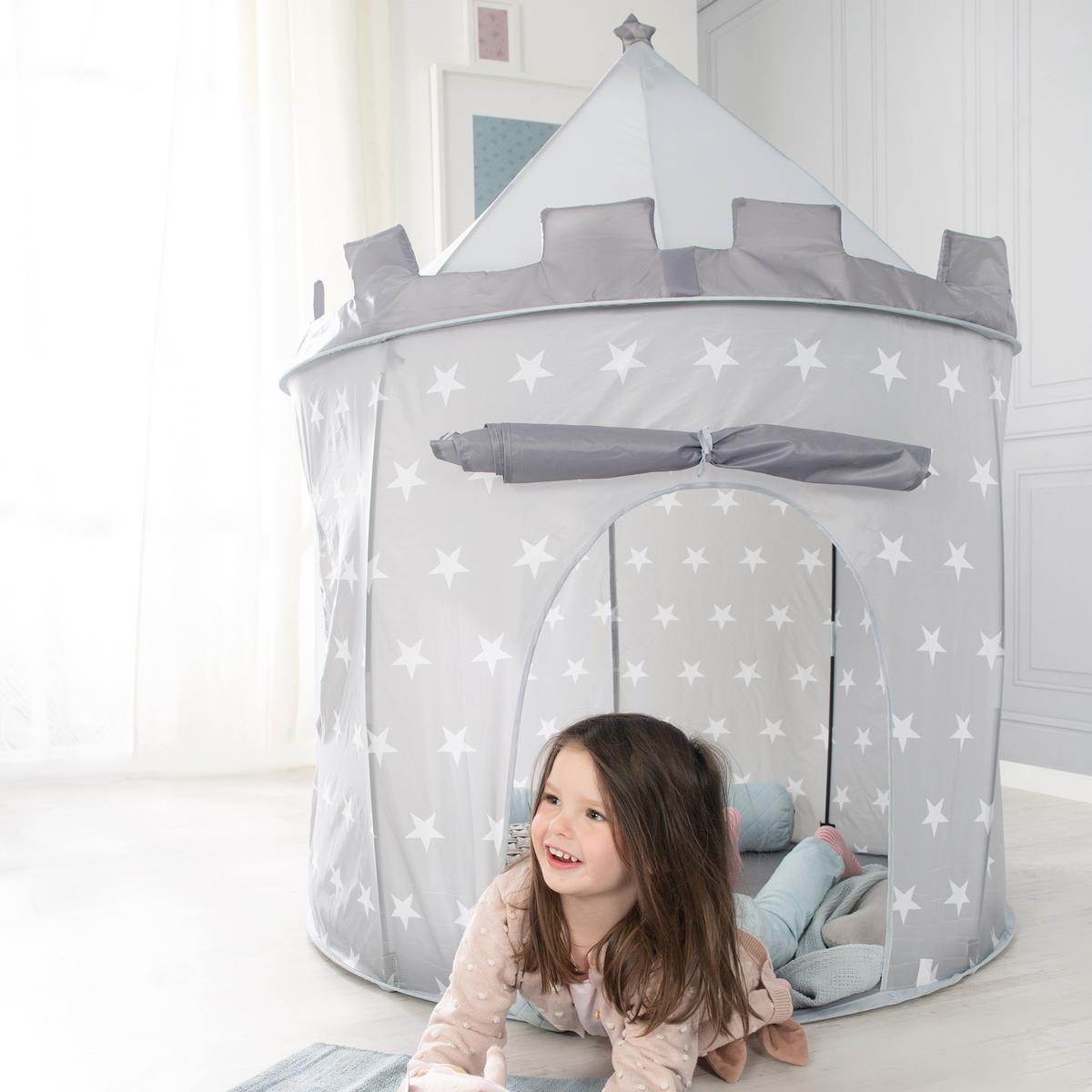 SPIELZELT Ritterburg Sterne - Beige, Textil (105/105cm) - Roba