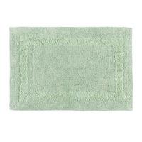 BADEMATTE 70/120 cm, 100% Baumwolle, wendbar - Salbeigrün, Textil (70/120cm) - Homescapes
