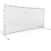 FUBBALLTOR Weiß - Weiß, Metall (373/183/151cm) - COSTWAY