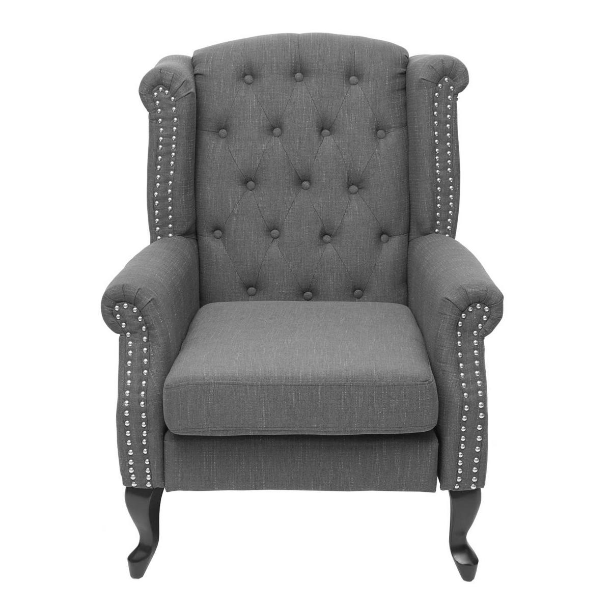 RELAXSESSEL Anthrazit - Anthrazit, Textil (75/102/80cm) - MCW