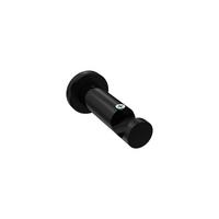 TRÄGER FÜR GARDINENSTANGEN 20 mm Ø, Platon 1-läufig, Schwarz - Schwarz, Metall (9/4/4cm) - INTERDECO
