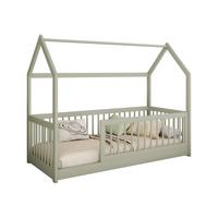 HAUSBETT Greta 80 - Olivgrün, Holz (80/180cm) - MIRJAN24