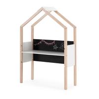 SCHREIBTISCH Roxana Weiß 100/40/155 cm - Weiß, Holz (40/155/100cm) - Calicosy