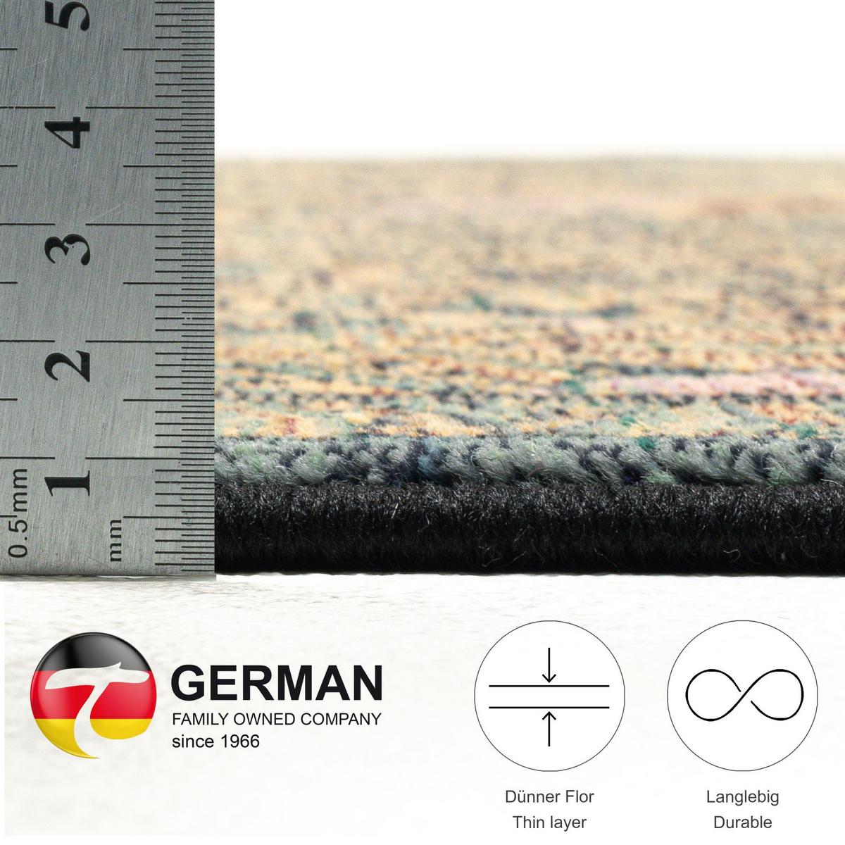 WEBTEPPICH Gabiro 739 240x340 cm - Goldfarben, Textil (240/340cm) - THEKO