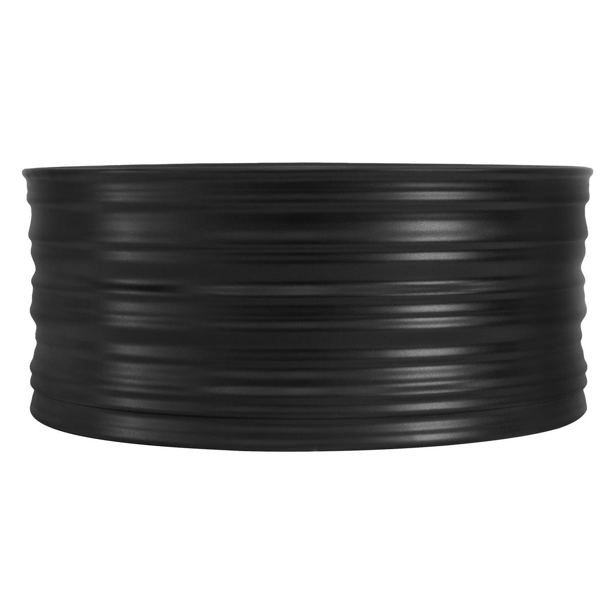 WASCHBECKEN - Schwarz, Keramik (41/18/41cm) - ML-DESIGN