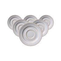 ESPRESSOUNTERTASSEN Laredo beige ø 12,5 cm 6er Set - Beige, Keramik (12.5cm) - Ritzenhoff Breker