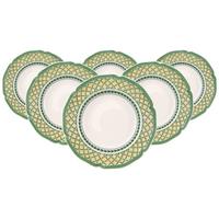 SUPPENTELLER French Garden Orange bunt ø 22,8 cm 6er Set - Multicolor, Keramik (22.8cm) - Villeroy & Boch