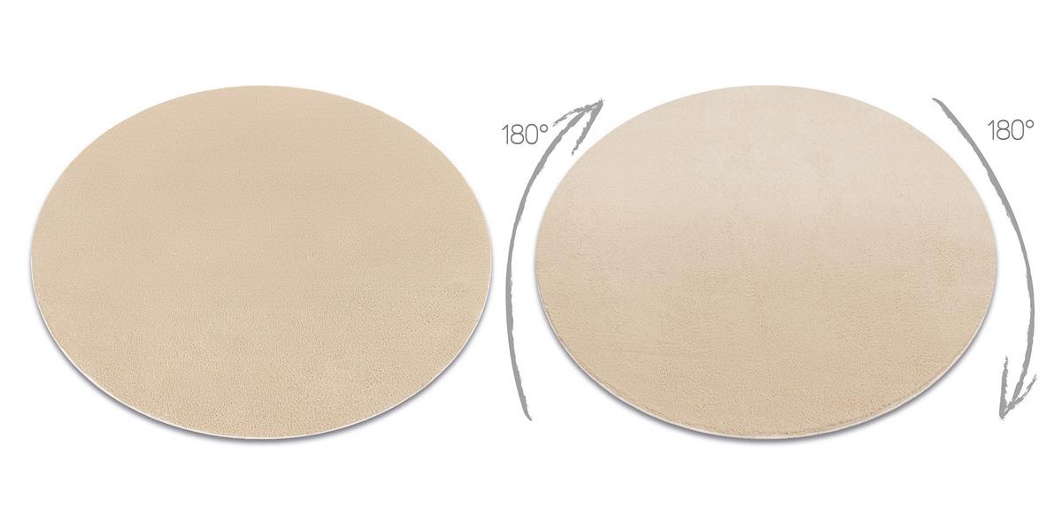 TEPPICH Lindo 60 cm - Beige, Textil (60/60cm) - rugsX