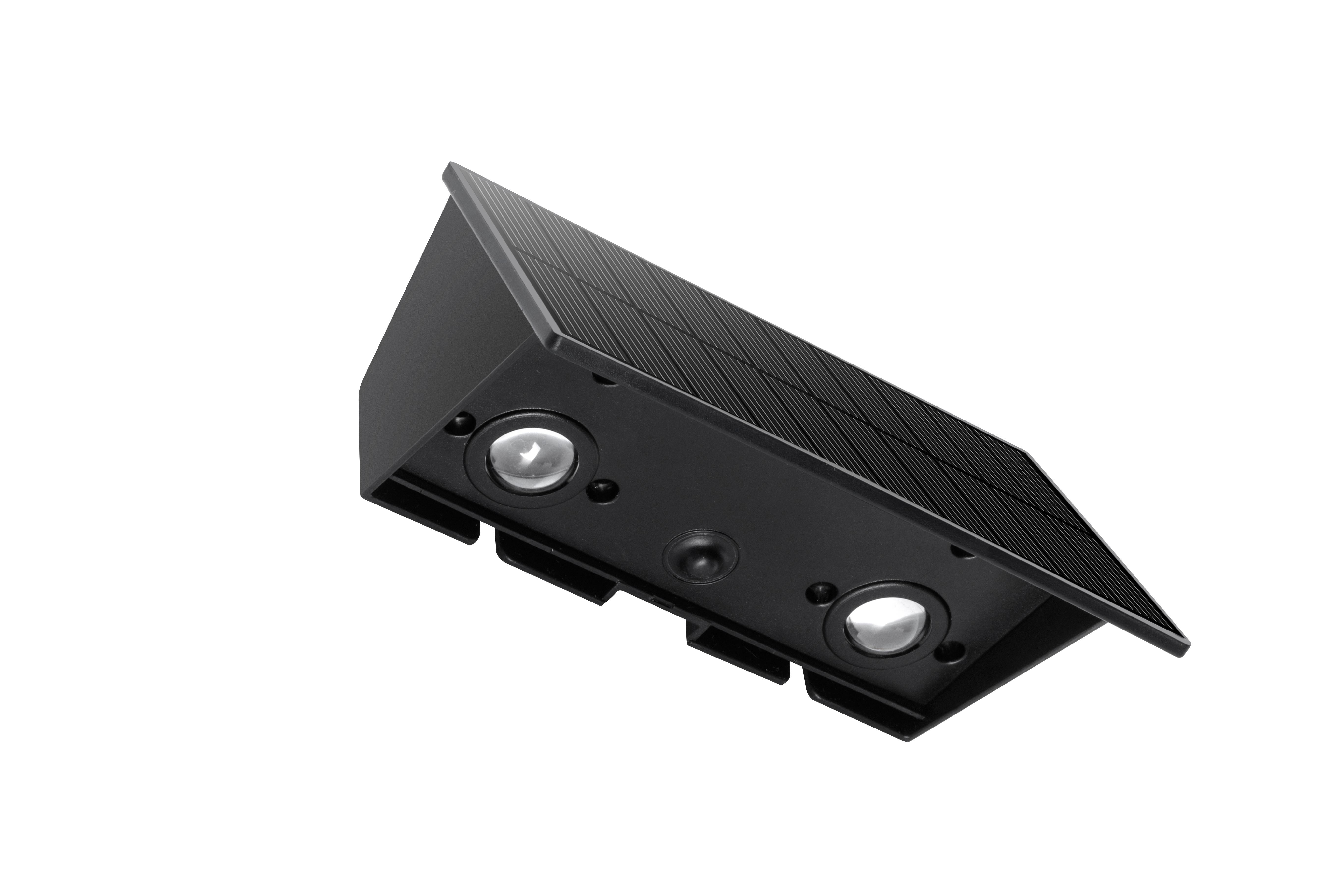 WANDLEUCHTE PYCH 8.5/7.4/14.2 cm - Schwarz, Metall (8.5/7.4/14.2cm) - ZMH
