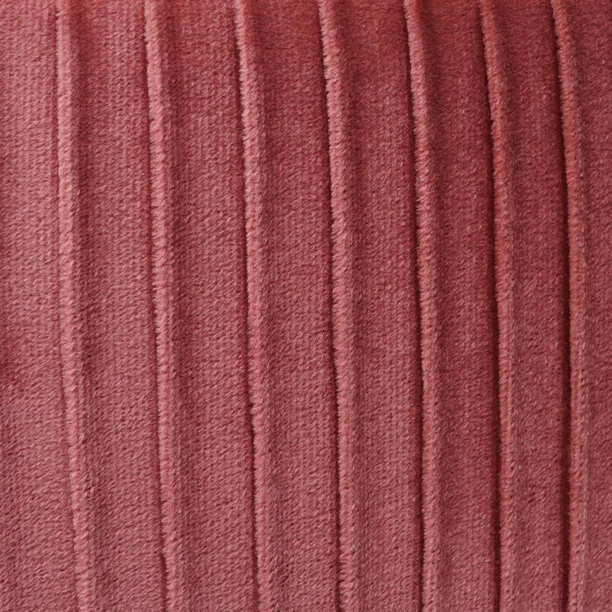 SITZHOCKER Altrosa, Schwarz - Altrosa/Schwarz, Textil (33/42/33cm) - MCW
